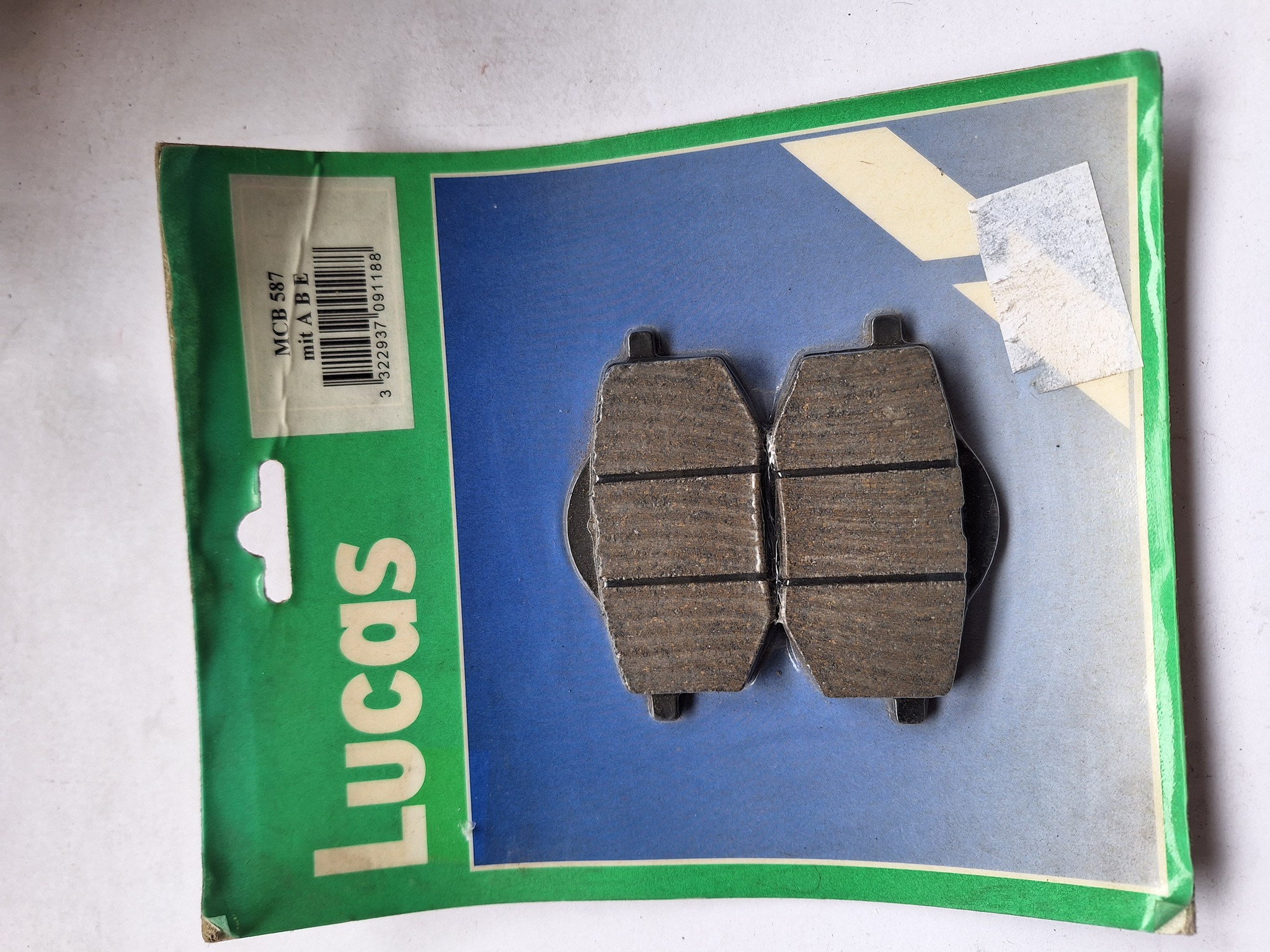 Picture of Lucas TRW  BREMSBELÄGE VO MCB 587 